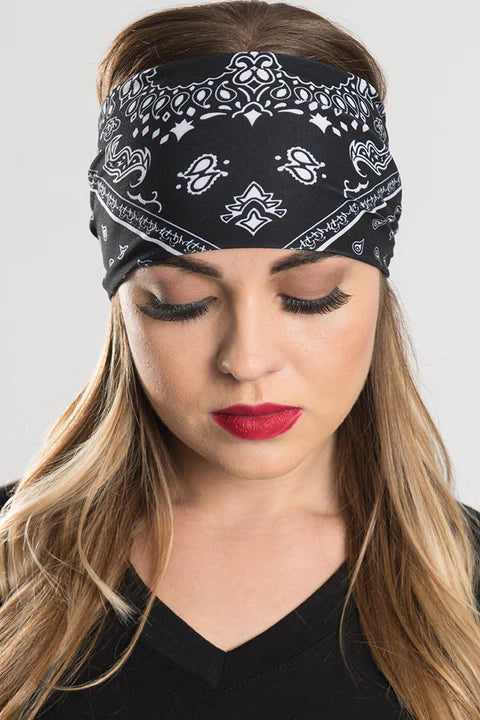 Black Bandana - Paisley