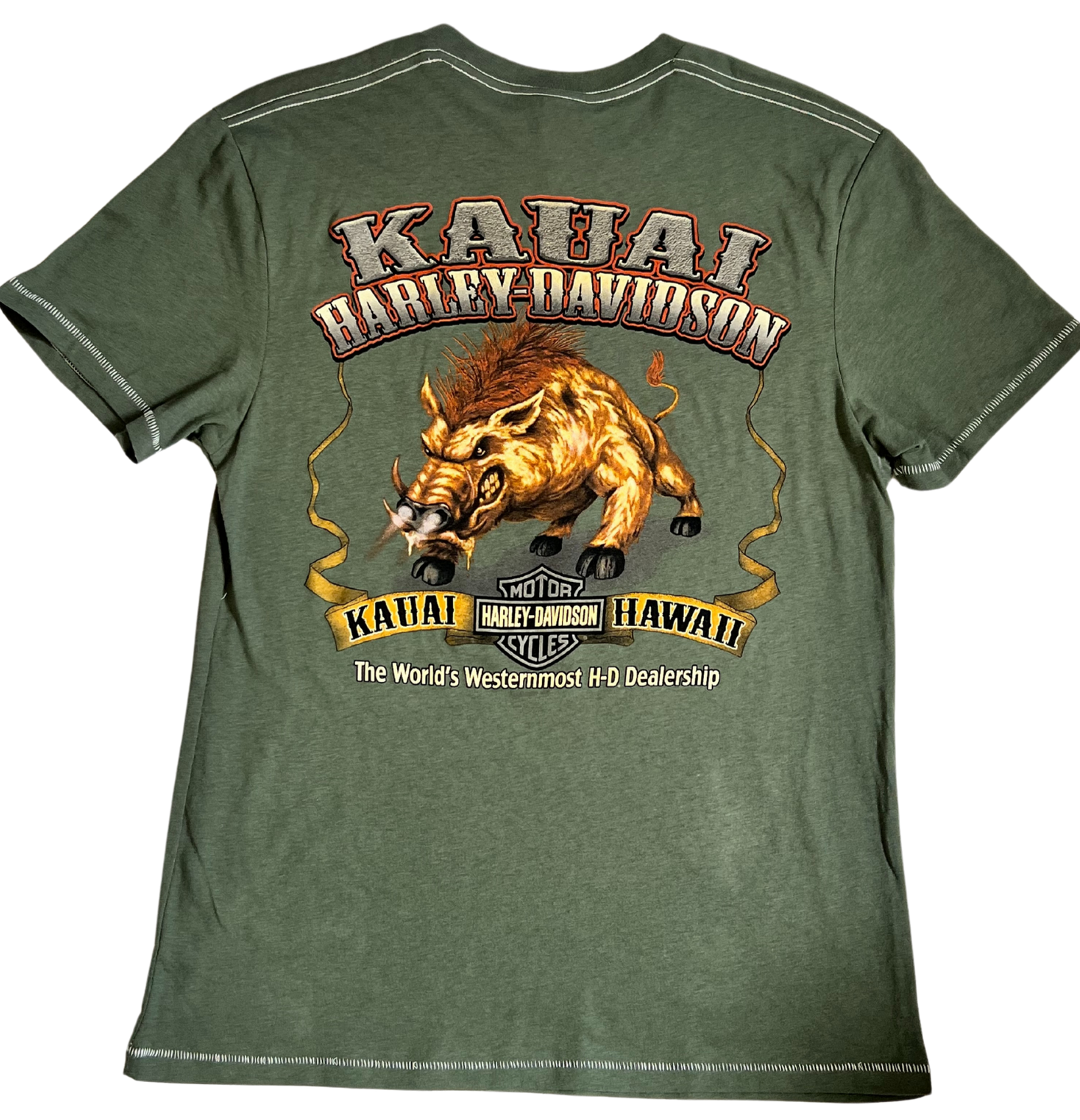 Power Hog Pocket Tee - Green