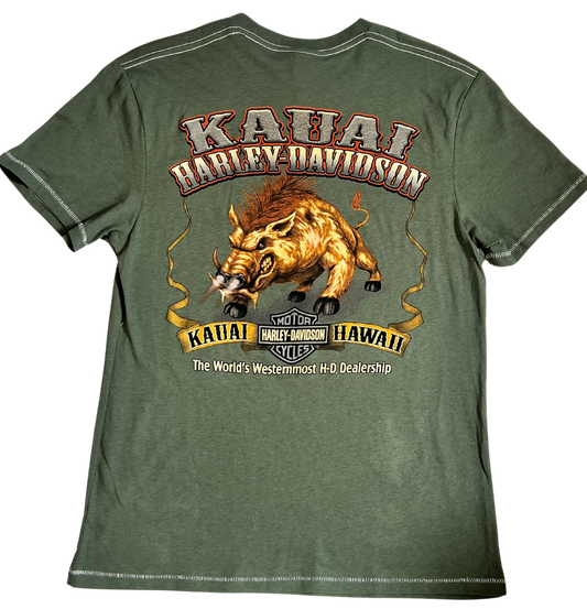 Power Hog Pocket Tee - Green