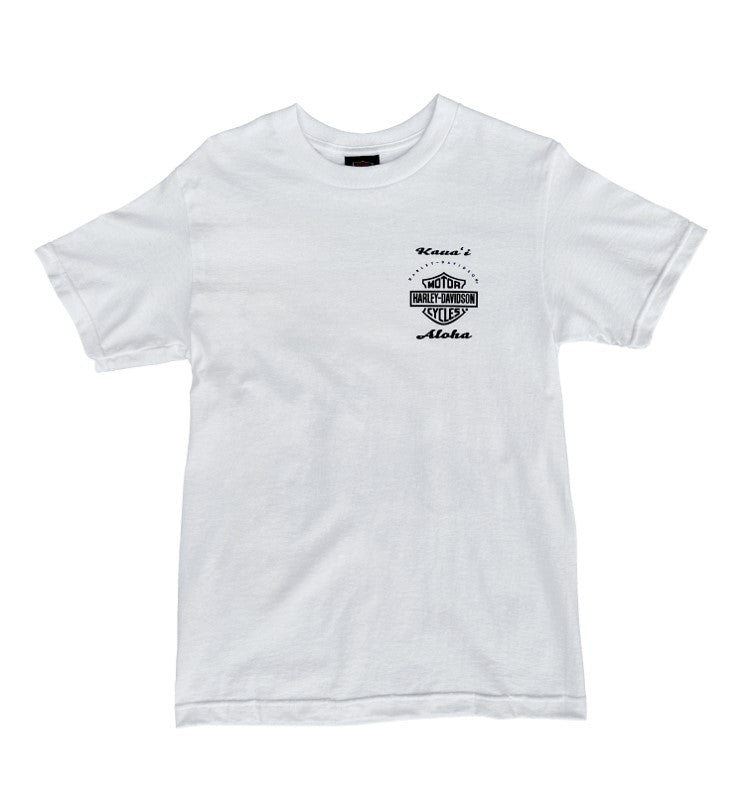 Mountain Sunset Tee - White