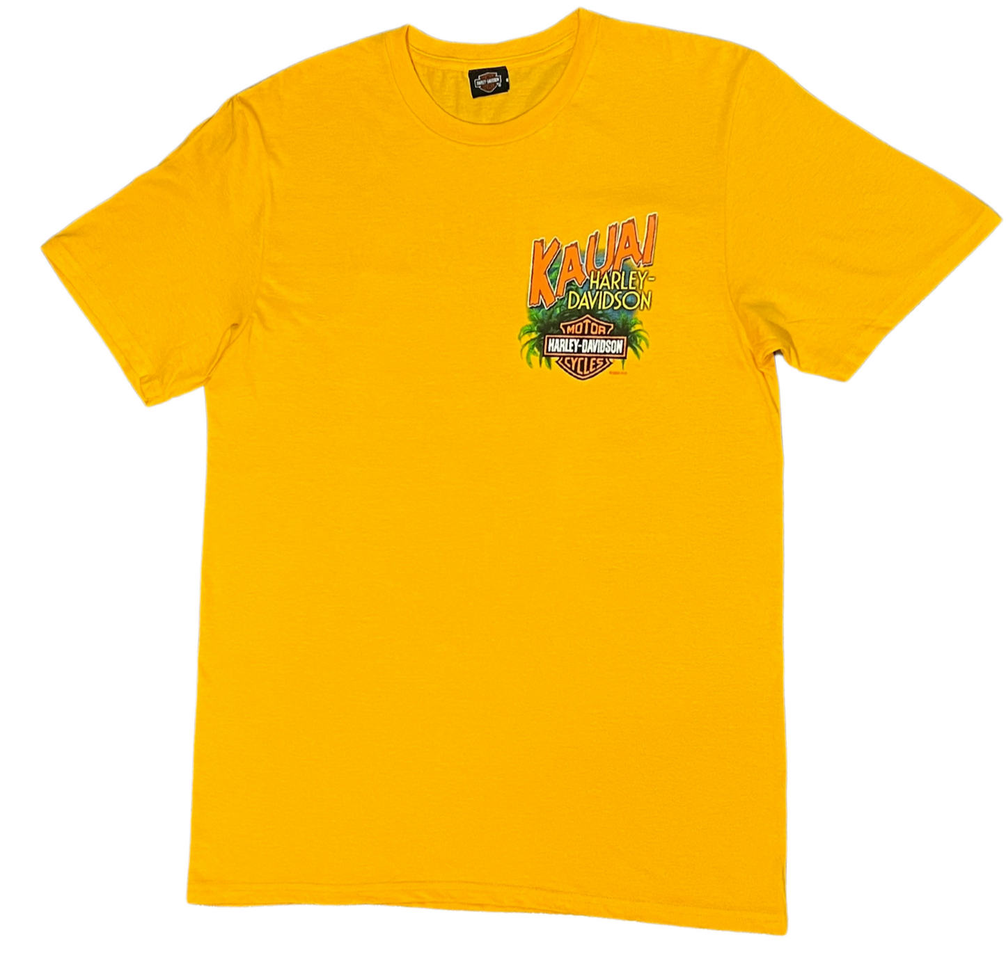 Hanalei Map Tee - Gold