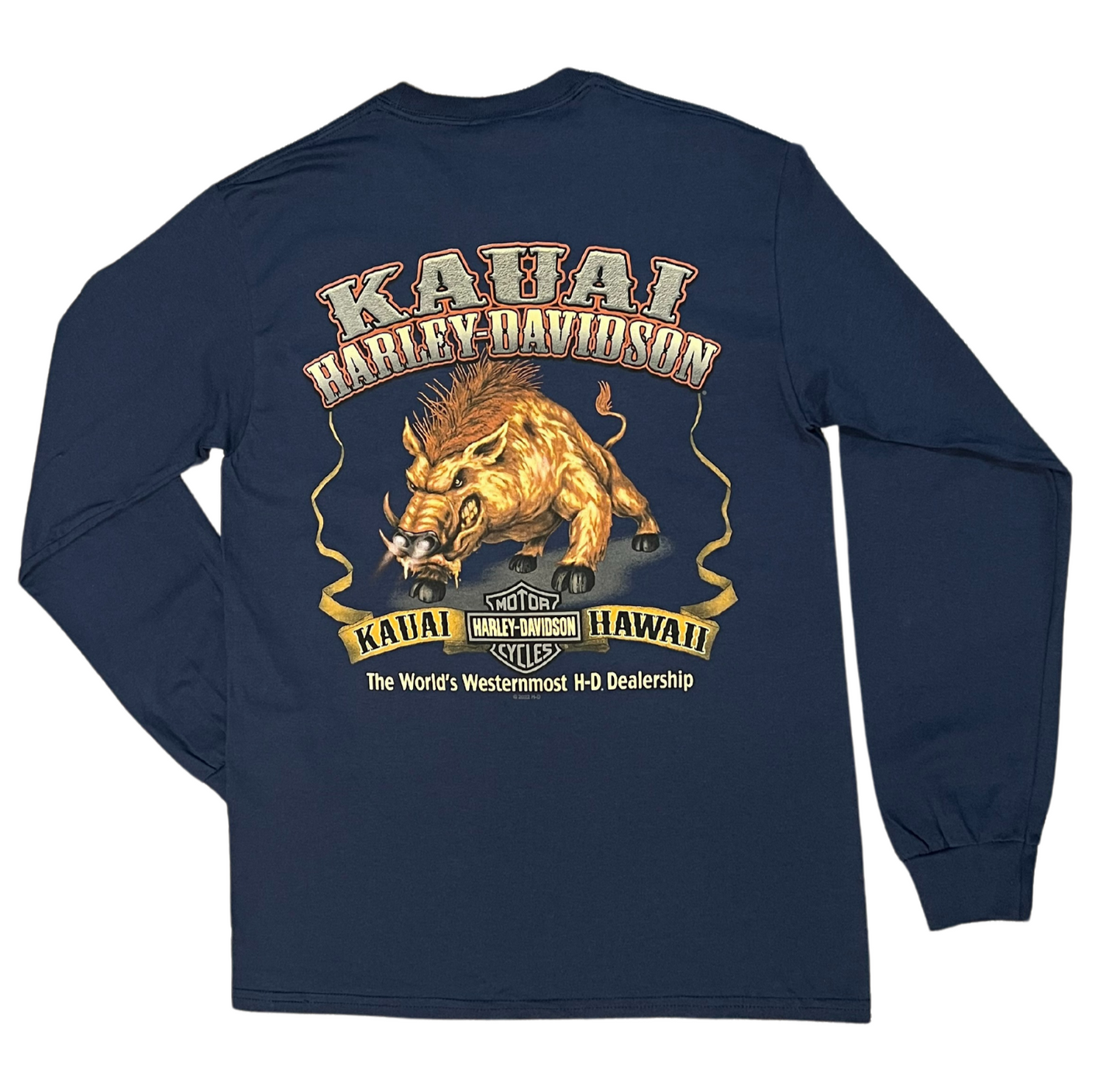 Power Hog Pocket Long Sleeve - Navy