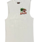 Bruddah Rooster Muscle Tee - White