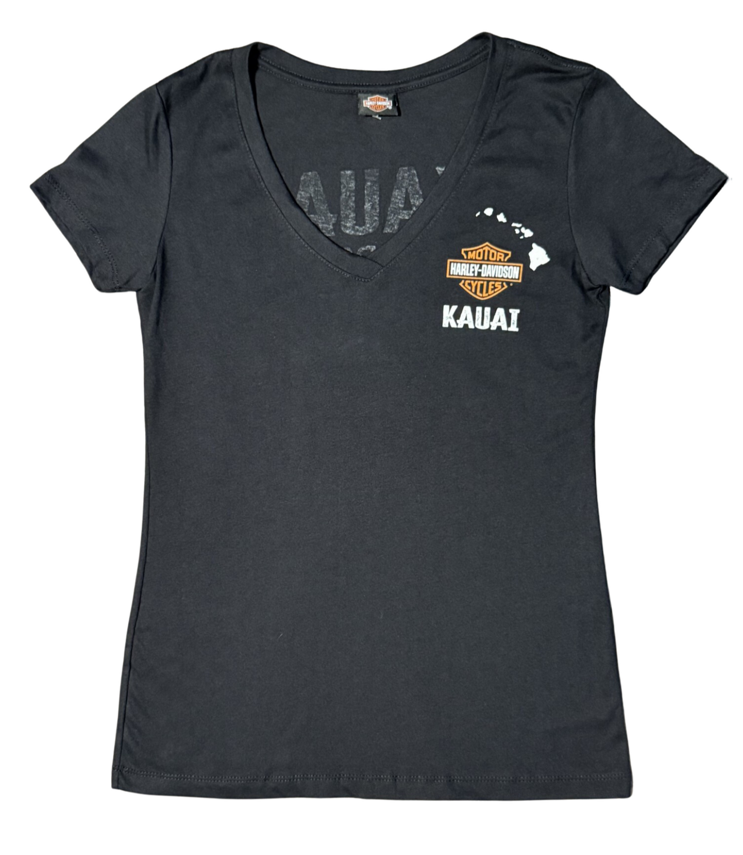 Kauai B&S Ladies Black Tee