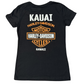 Kauai B&S Ladies Black Tee