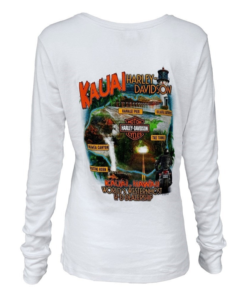 Hanalei Map - Long Sleeve