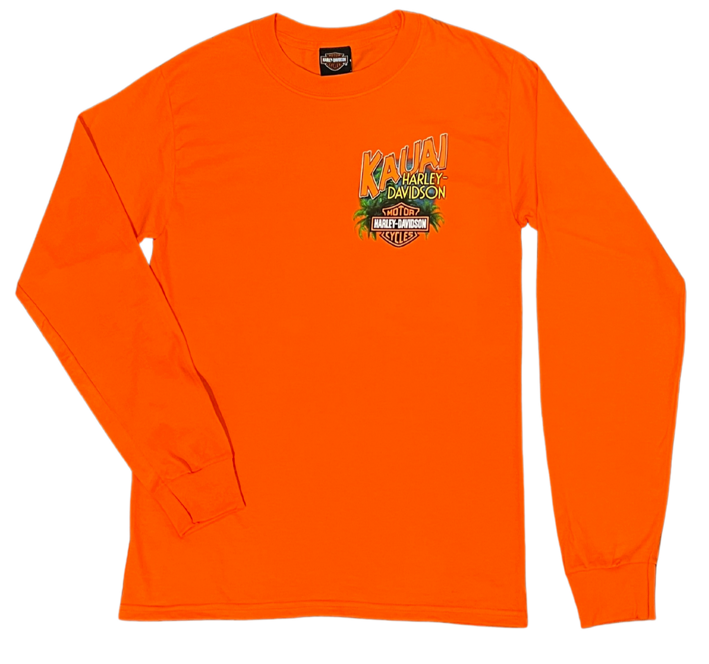 Hanalei Map Long Sleeve - Orange