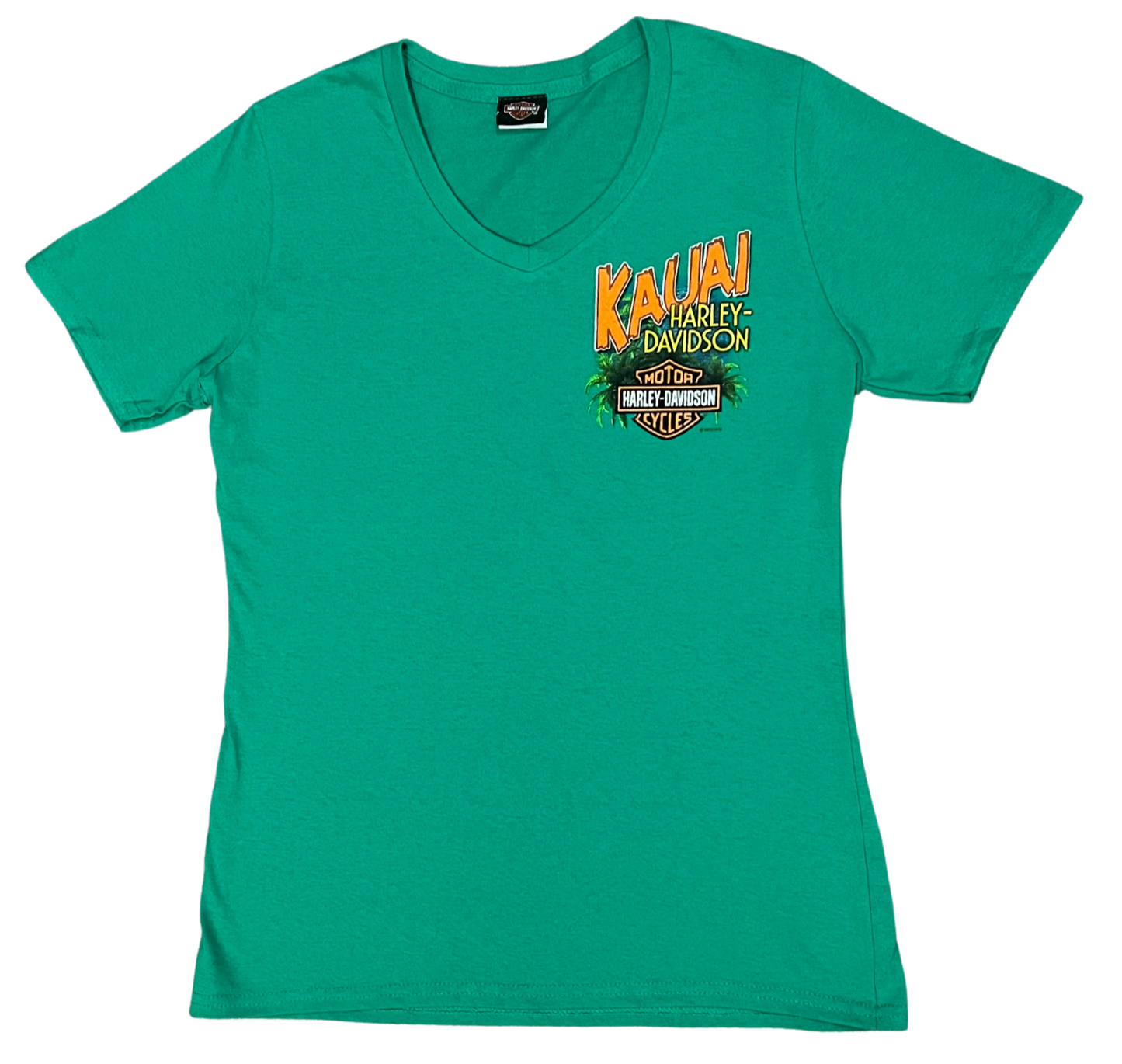 Ladies Hanalei Map Tee - Green