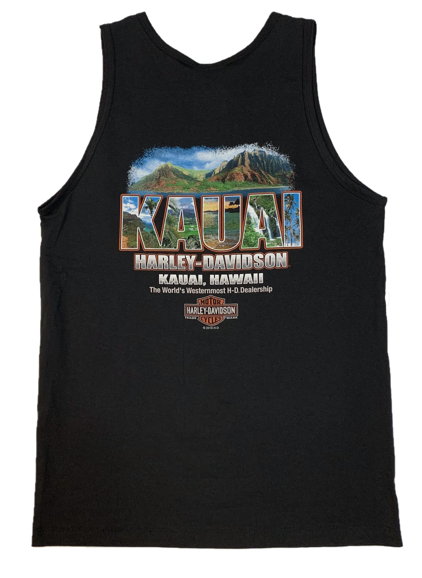 Scene Tank Top - Black