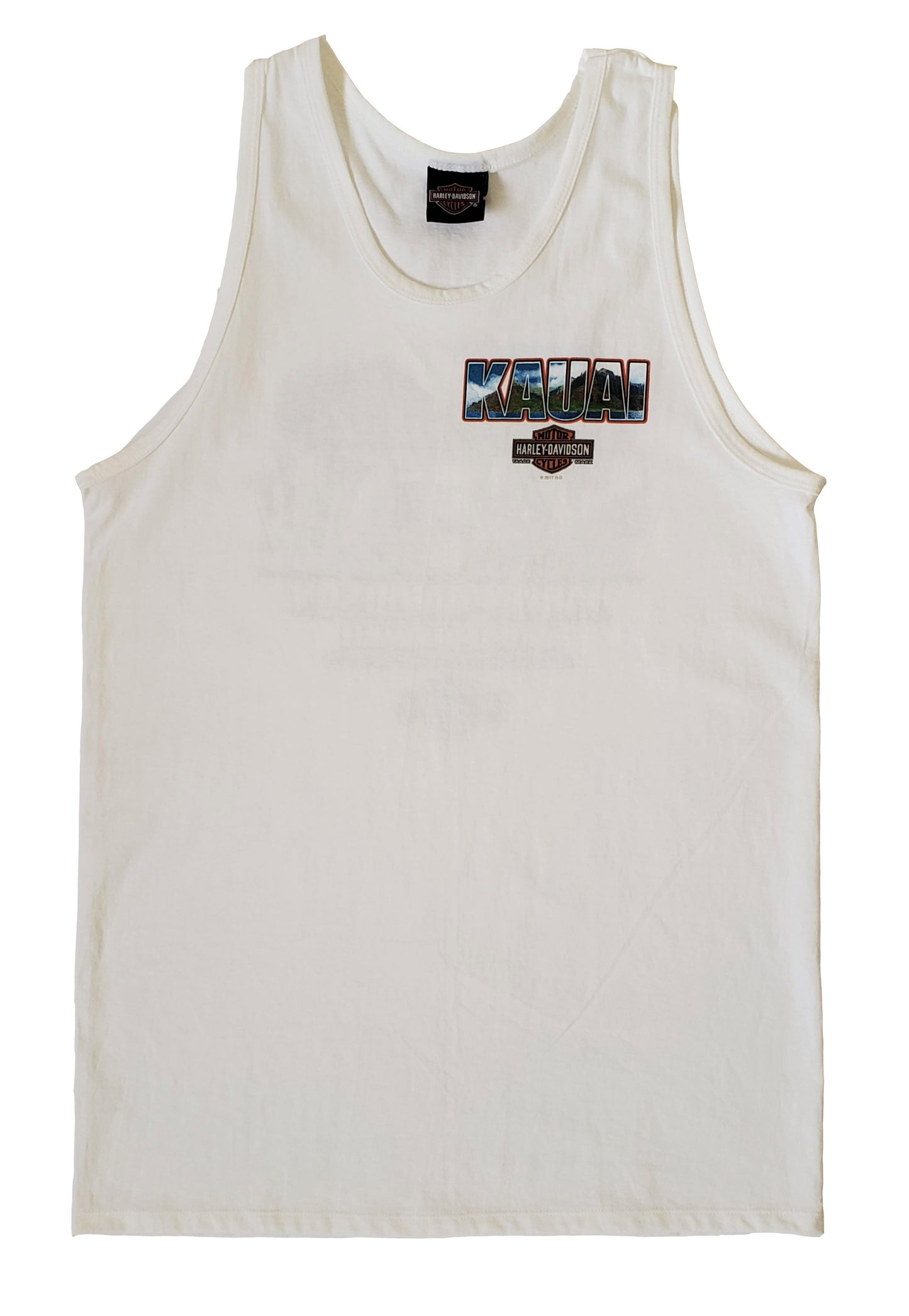 Scene Tank Top - White